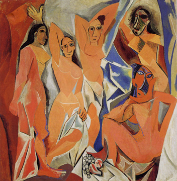 «Авиньонские девицы», (Пикассо, 1907 год) «Авиньонские девицы», (Пикассо, 1907 год)