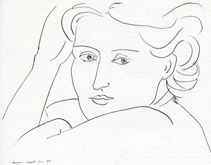 «Женская голова» (портрет Л. Делекторской), 1935 год «Женская голова» (портрет Л. Делекторской), 1935 год
