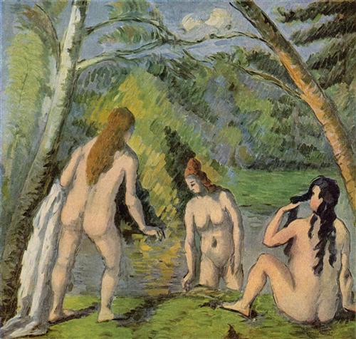 «Три купальщицы», Поль Сезанн, 1882 «Три купальщицы», Поль Сезанн, 1882