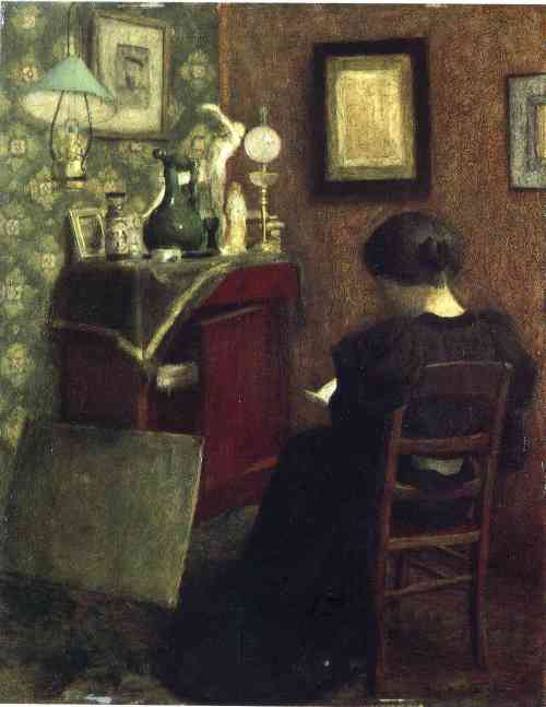 «Читающая женщина», 1894