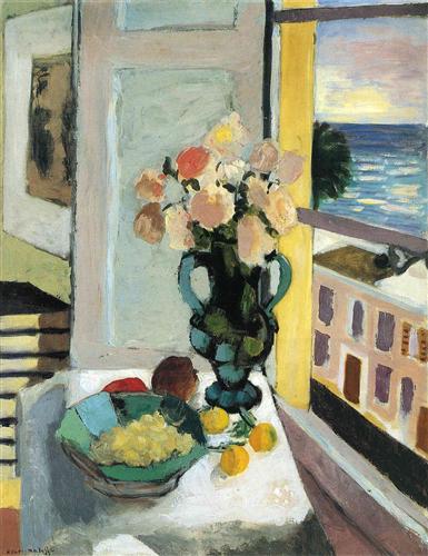 «Цветы перед окном», 1922