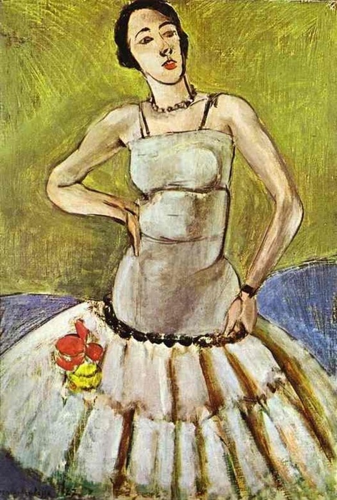 Каземир Малевич :: Балерина, гармония в зелёном. 1927.